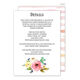 Rose Bunch Wedding Information Cards Image 3 of 3